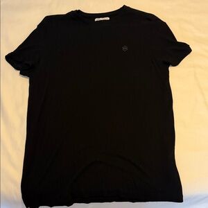 Zara Black Men's T-Shirt Medium